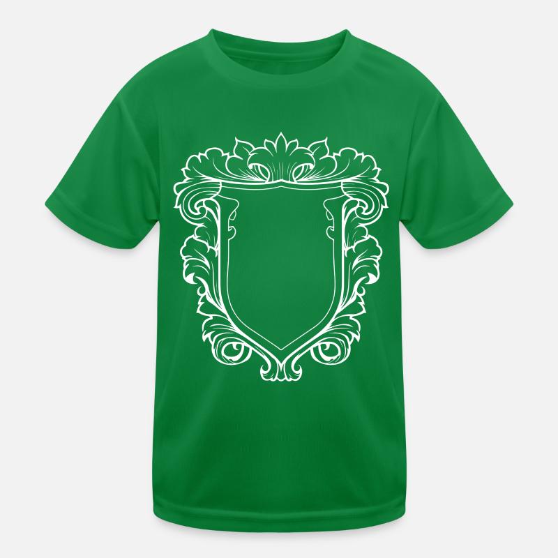 Wappen Leer Symbol Kinder Funktions-T-Shirt