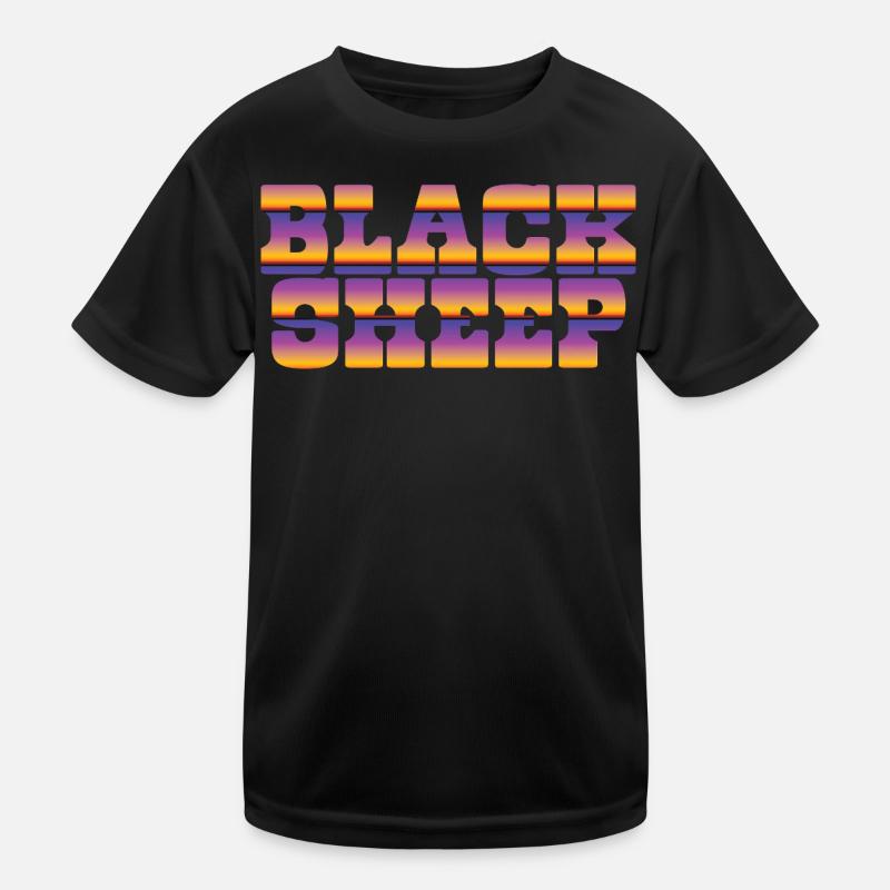 Mouton noir T-shirt sport Enfant