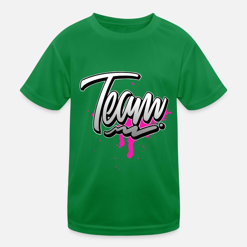 Team Rosa T-shirt sport Enfant