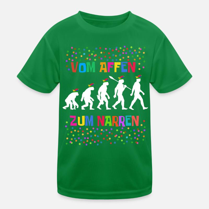 Homo Carnival | From Monkey to Fool, Shrovetide Kids Functional T-Shirt
