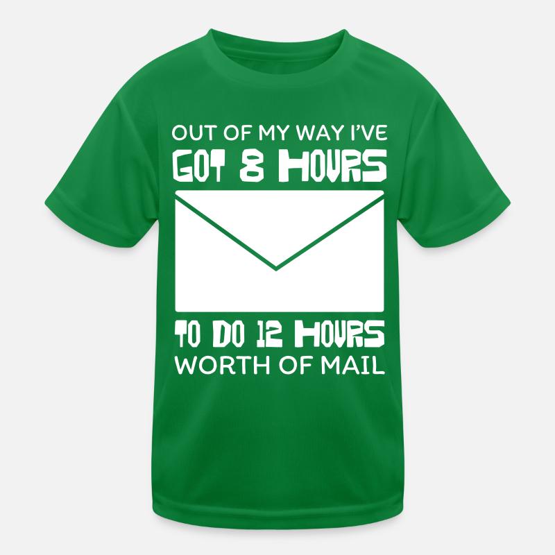 Eight-hour e-mail marathon Kids Functional T-Shirt