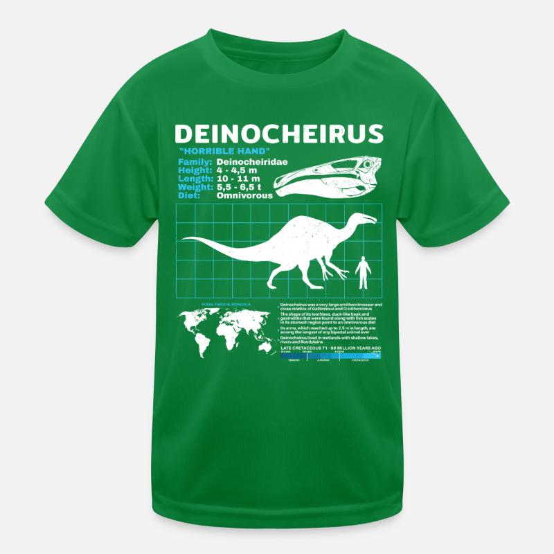 Fiche d’information de Deinocheirus T-shirt sport Enfant