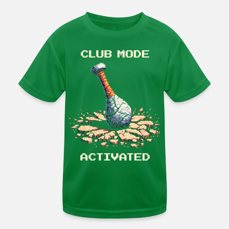 Mode Mace activé | Homme des cavernes de l’âge de pierre T-shirt sport Enfant