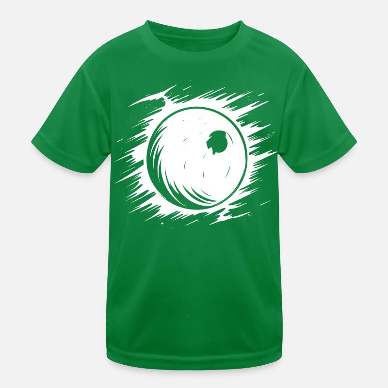 Bowling Ball Drawing Kids Functional T-Shirt