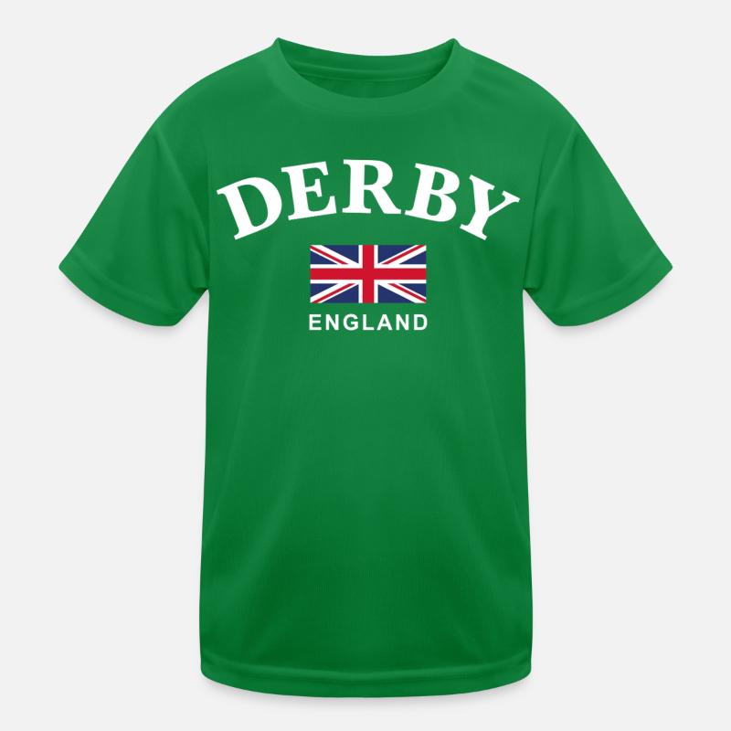 Derby, England Kids Functional T-Shirt