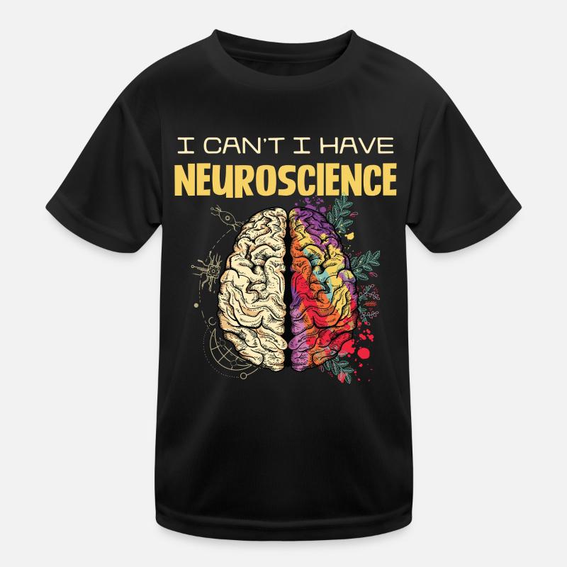 Neuroscience Gehirnfarben Design Kinder Funktions-T-Shirt