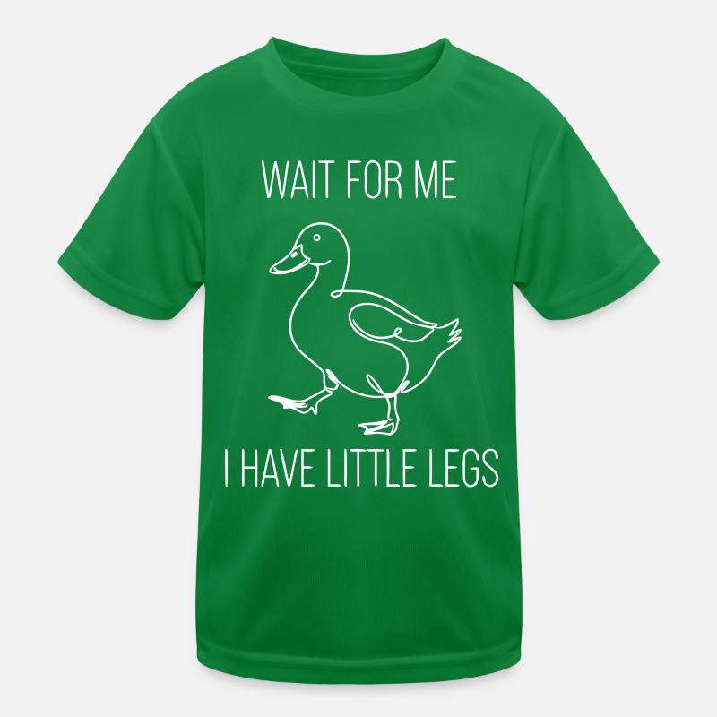 Attends-moi - Petit canard mignon aux pattes courtes T-shirt sport Enfant