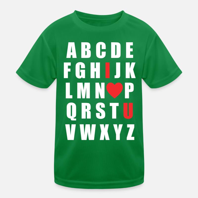 Valentinstag Design – Romantisches Geschenk Liebe Kinder Funktions-T-Shirt
