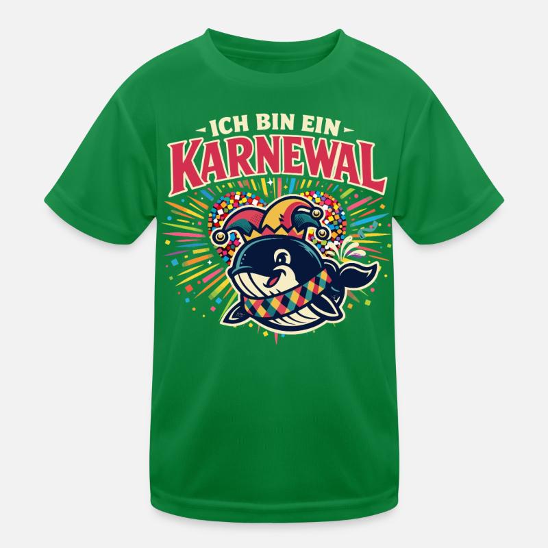 Karneval 2026 Geburtstag Geschenk Alaaf Kinder Funktions-T-Shirt