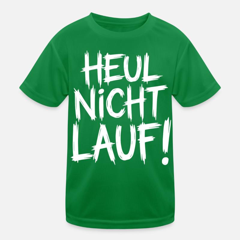 Don't cry Run! Kids Functional T-Shirt