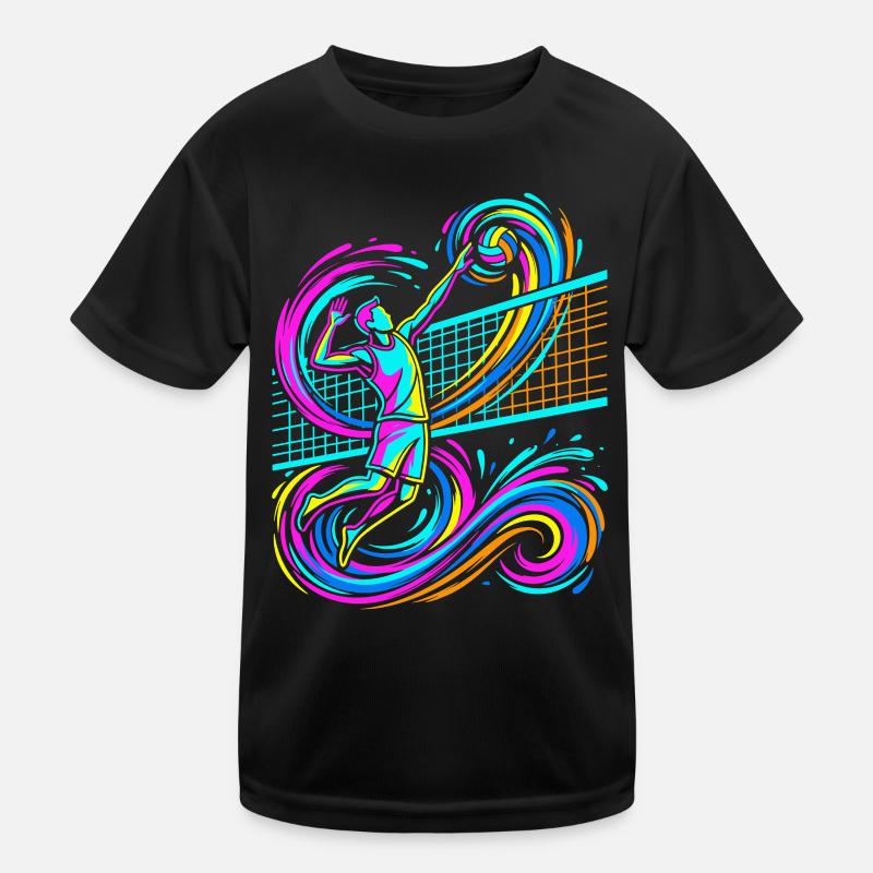 Volleyball Kinder Funktions-T-Shirt