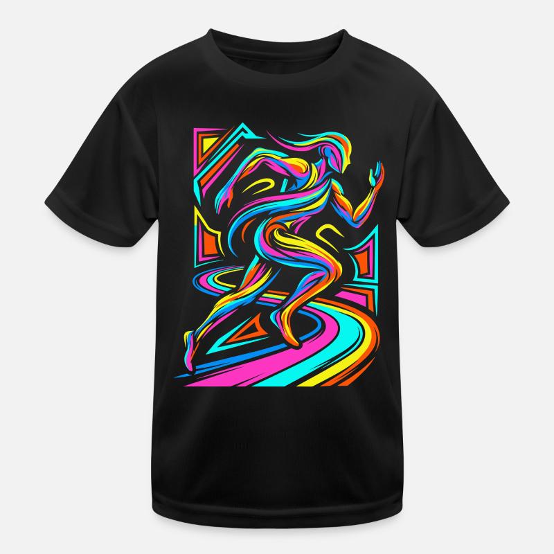 Läufer Kinder Funktions-T-Shirt