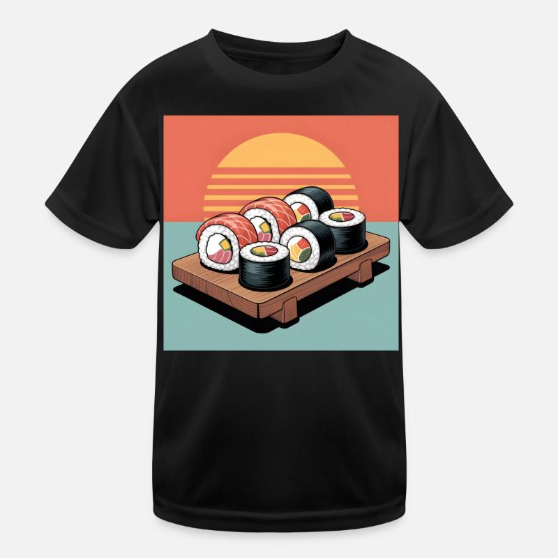 Sushi Kinder Funktions-T-Shirt