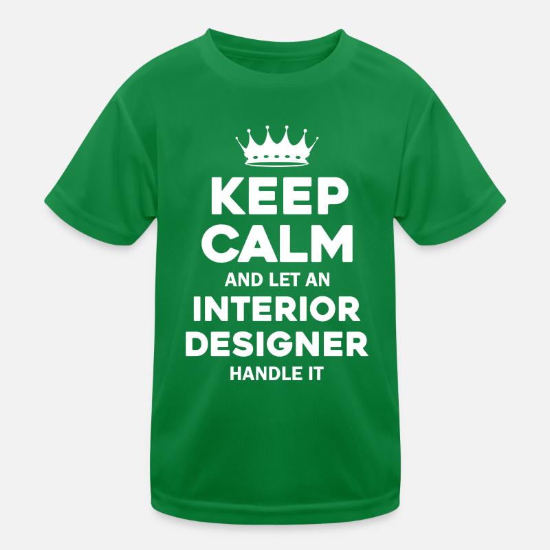 Interior Designer Rest Saying Kids Functional T-Shirt