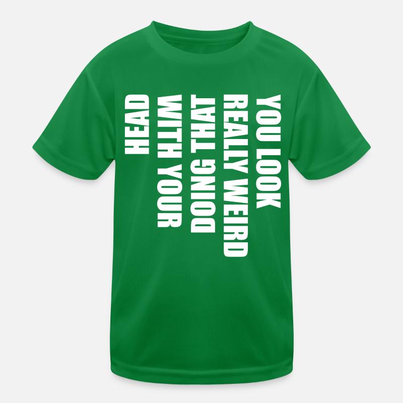Plain Text Typo Statement Kids Functional T-Shirt
