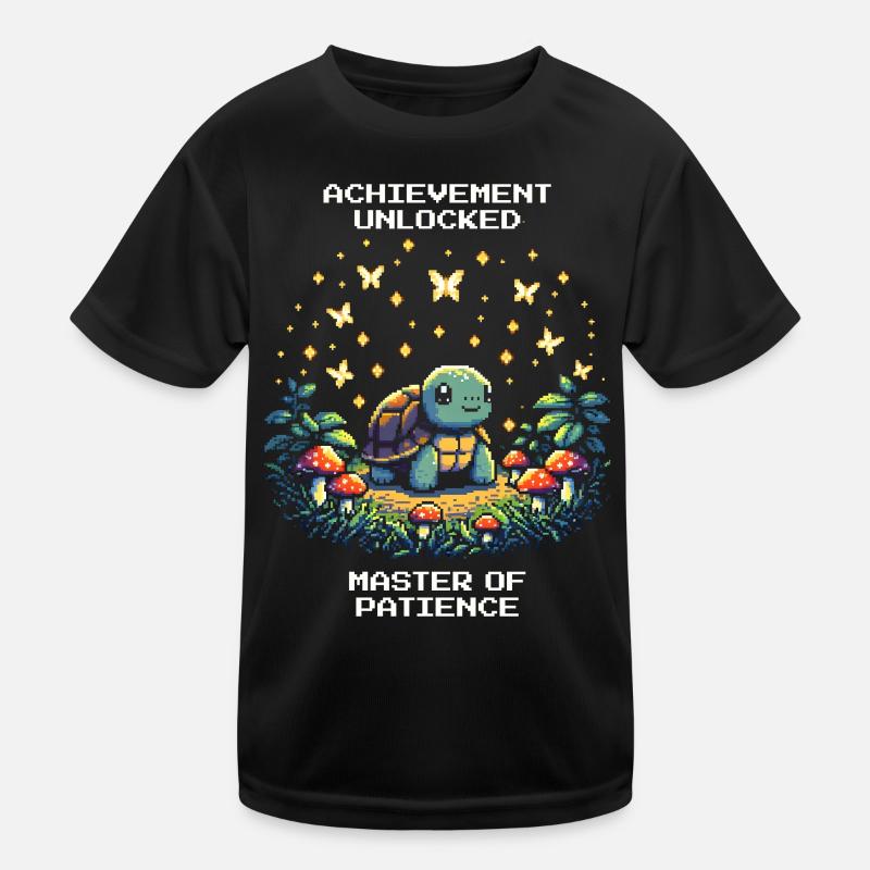 Patience Unlocked | Turtle Kids Functional T-Shirt