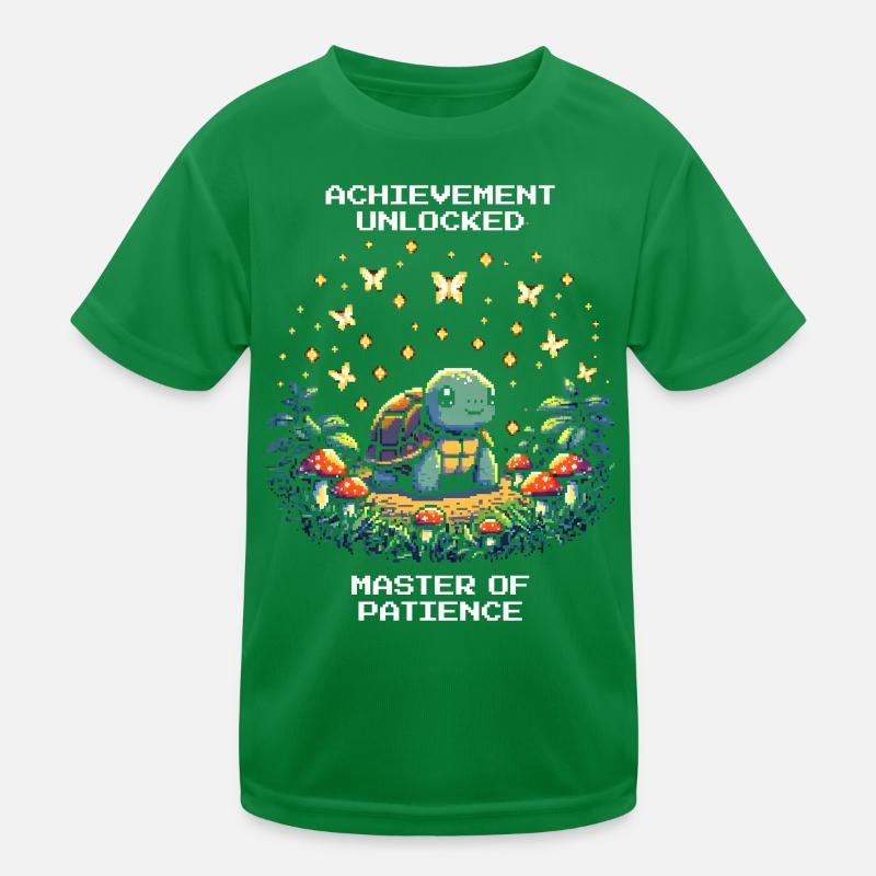 Patience Unlocked | Turtle Kids Functional T-Shirt
