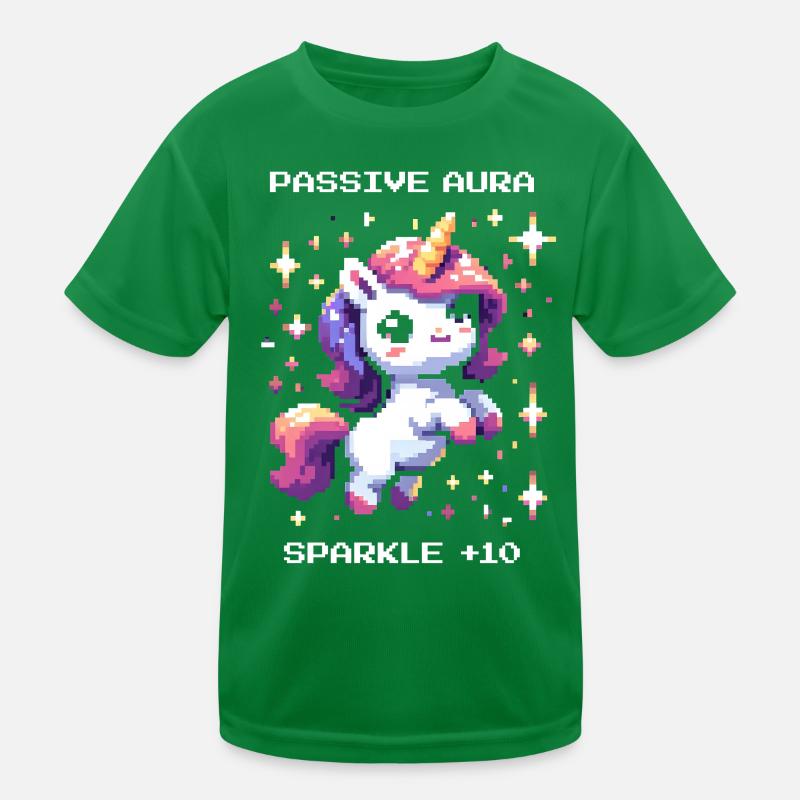 Passive Aura Active | Glitter Bonus Kids Functional T-Shirt