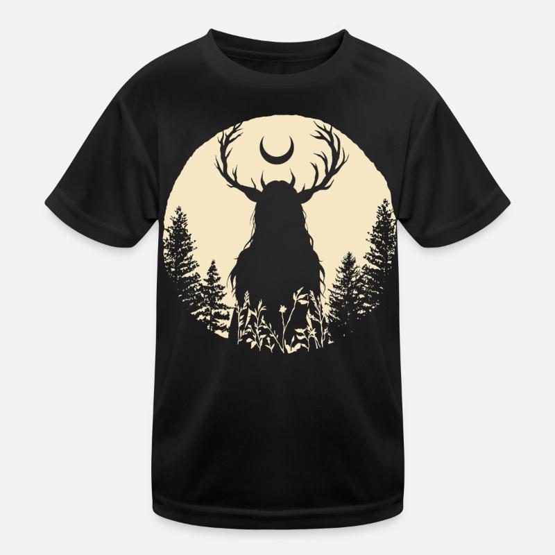 Moon Witch Moonwitch - Kids Functional T-Shirt - black