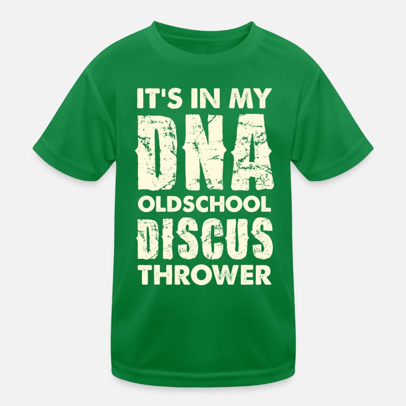 DNA Oldschool Discus Thrower Kids Functional T-Shirt