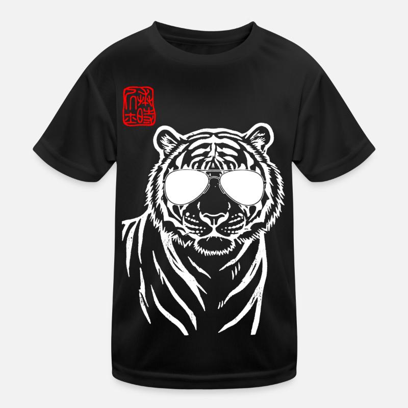 Tiger Asian Kids Functional T-Shirt