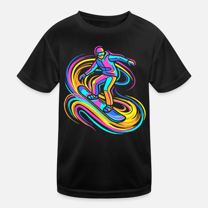 Snowboarders T-shirt sport Enfant