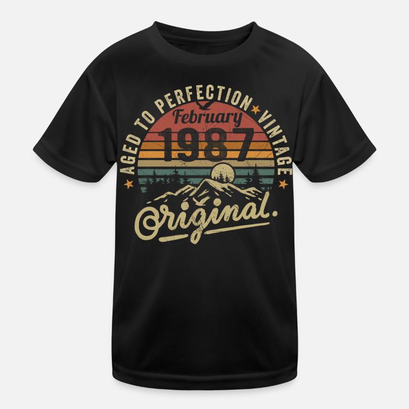 Februar 1987 Kinder Funktions-T-Shirt