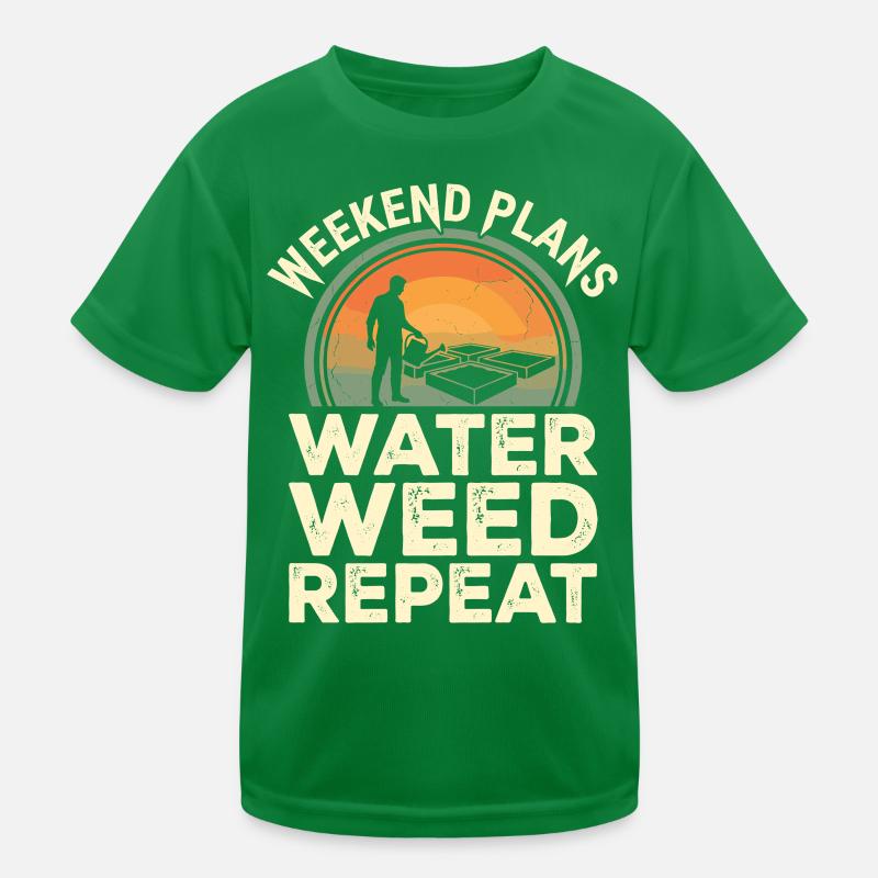 Weekend Plans Garten Humor Kinder Funktions-T-Shirt