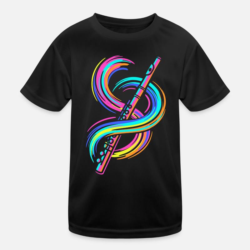 Flûte colorée T-shirt sport Enfant