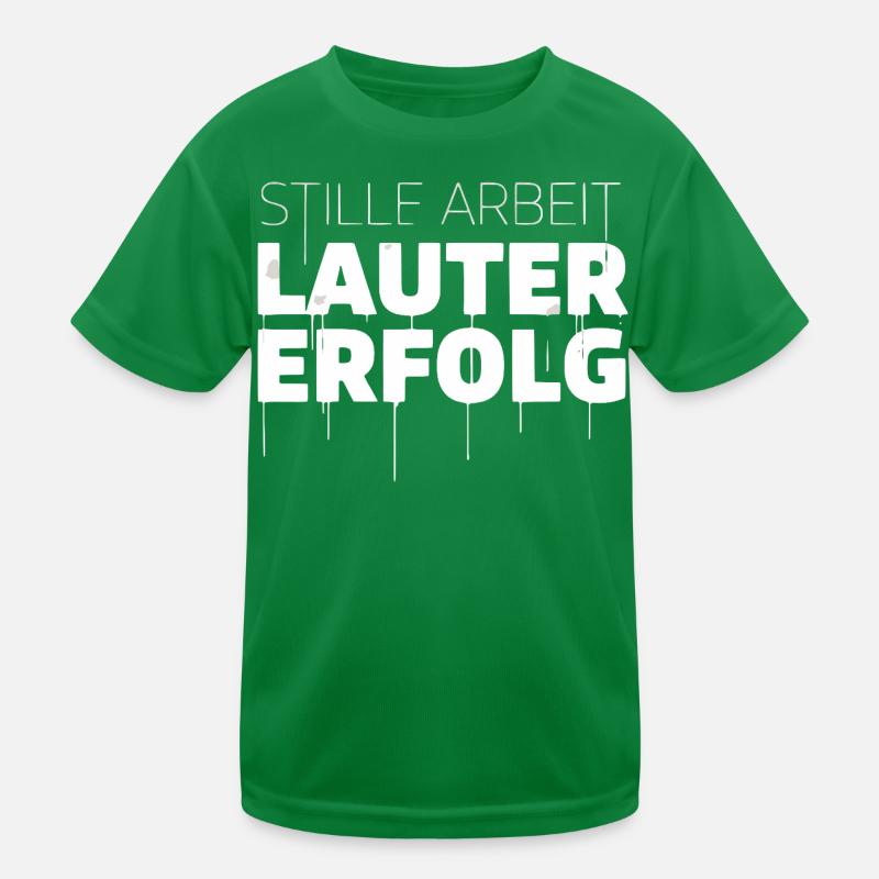 Quiet work, loud success Kids Functional T-Shirt