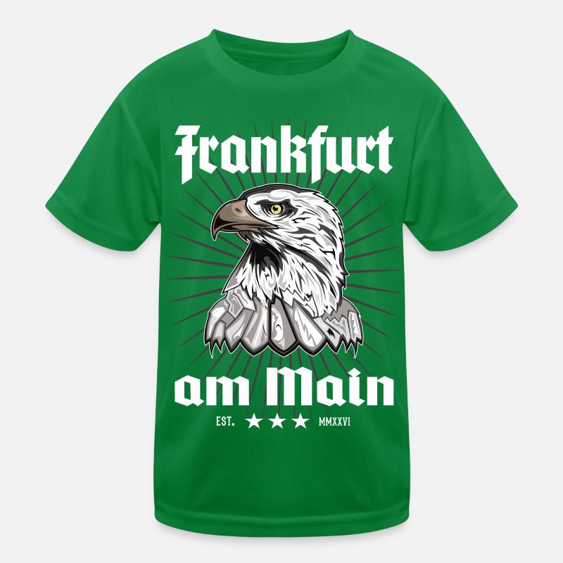 Frankfurt am Main Eagle Coat of Arms Design Kids Functional T-Shirt