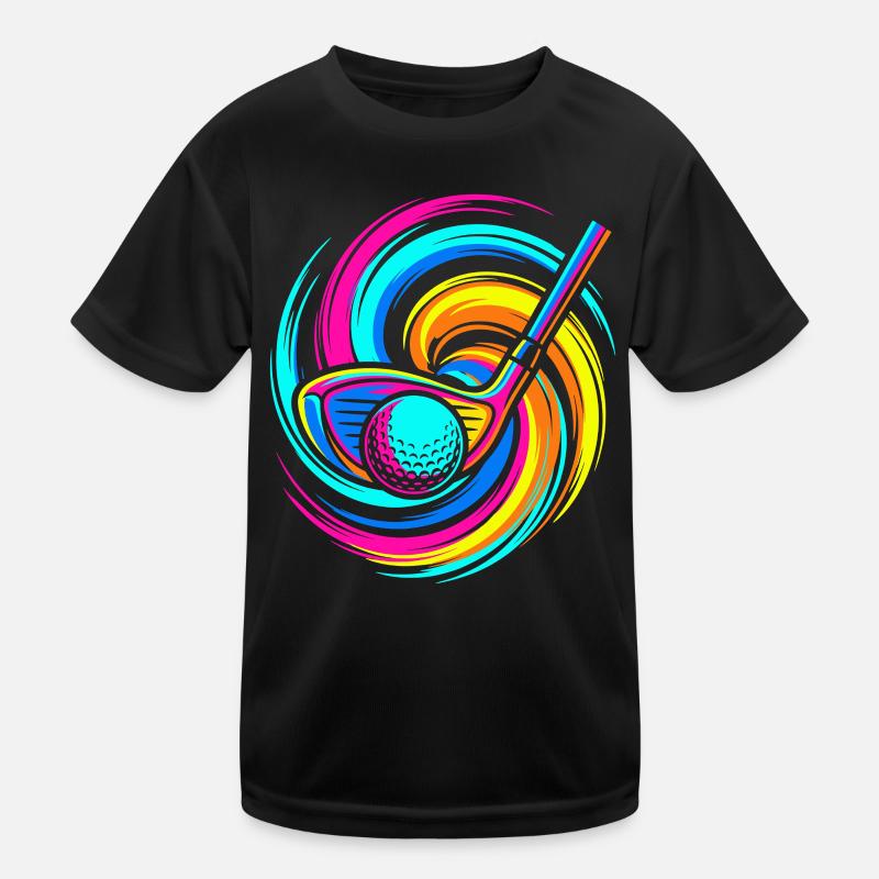 Golfschläger Kinder Funktions-T-Shirt