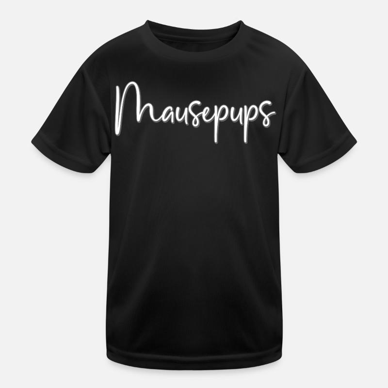 Mouse pups pet name Kids Functional T-Shirt