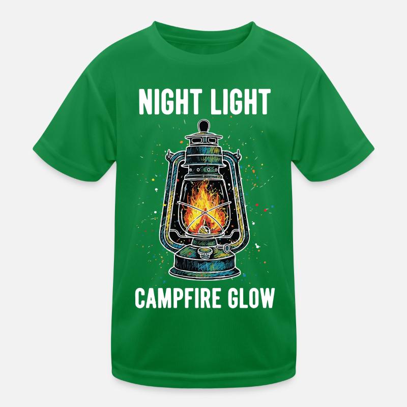 Night Light Campfire Glow Lanterne T-shirt sport Enfant