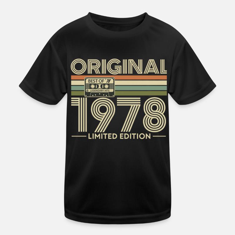 Original 1978 Édition Rétro limitée T-shirt sport Enfant
