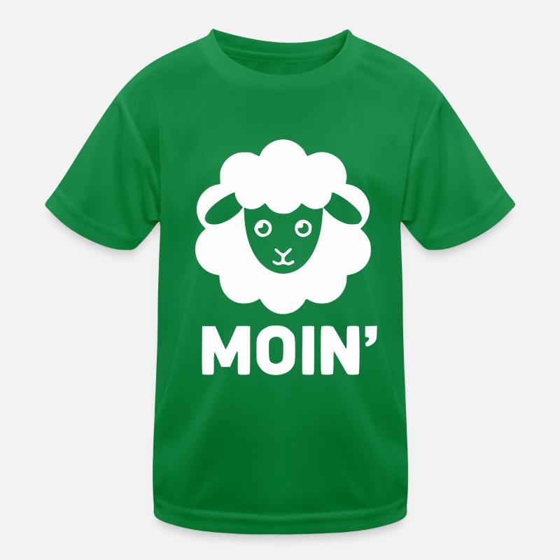 MOIN Schaf Logo – Nordisch Minimal Kinder Funktions-T-Shirt