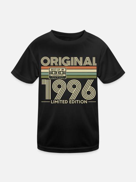 Originale limitierte Edition von 1996 - Kinder Funktions-T-Shirt - Schwarz