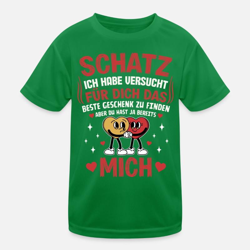 Schatz ich habe versucht das perfekte Geschenk Kinder Funktions-T-Shirt