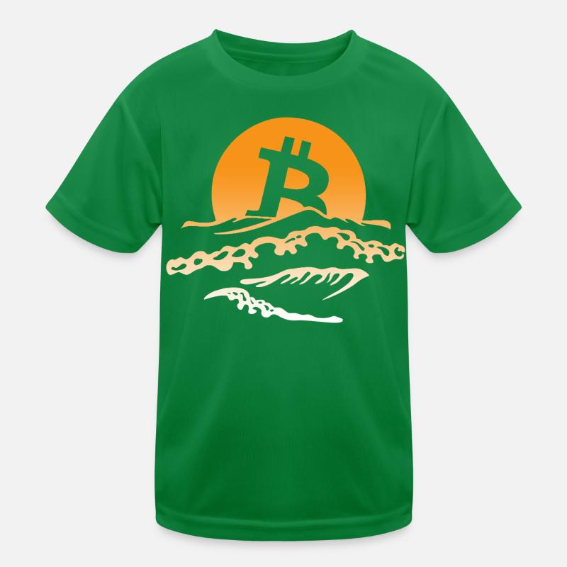Bitcoin-Dusk Kinder Funktions-T-Shirt