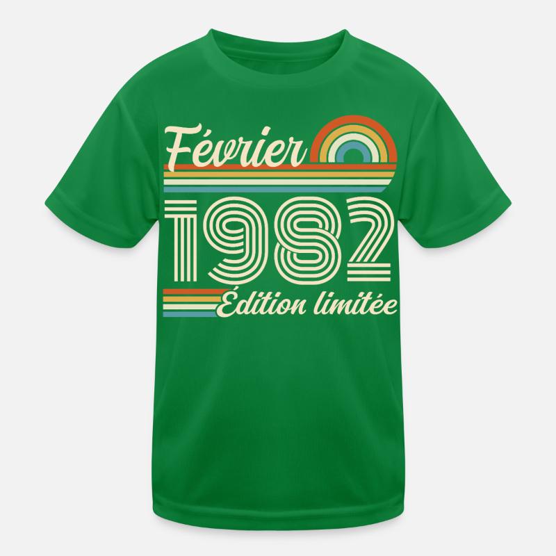 Februar 1982 Kinder Funktions-T-Shirt