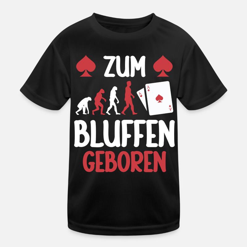 Born to bluff Kids Functional T-Shirt