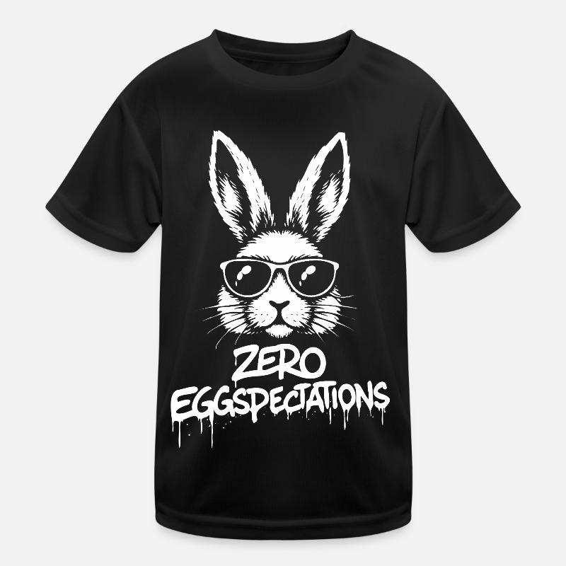 Zero Eggspectations Kinder Funktions-T-Shirt