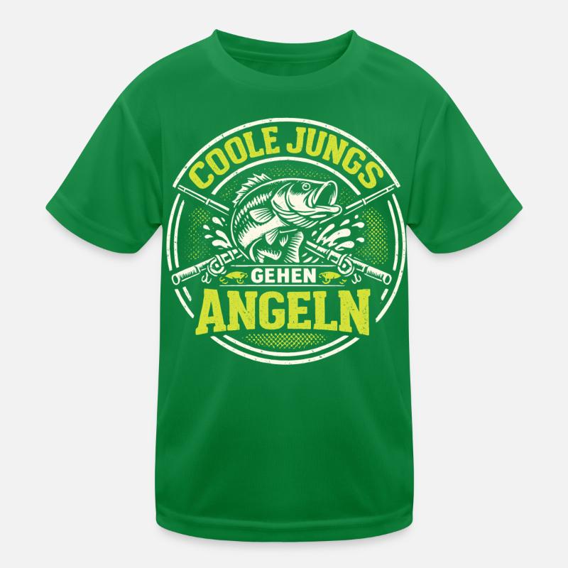 angeln lustig spruch geschenk männer Kinder Funktions-T-Shirt