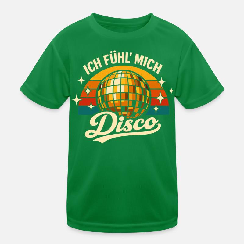 Disco Retro Party 70er Geschenk Kinder Funktions-T-Shirt