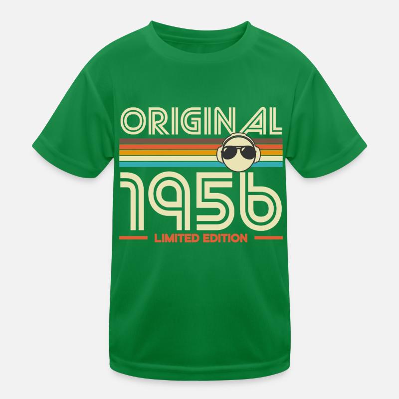 Originale Retro-Streifen von 1956 Kinder Funktions-T-Shirt