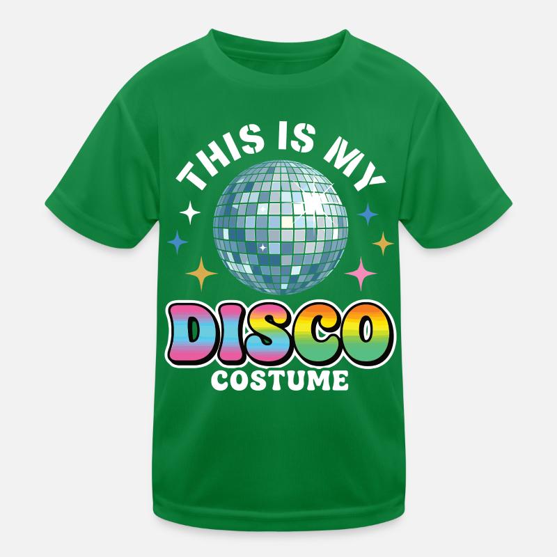 This Is My Disco Costume Disco Kugel Kinder Funktions-T-Shirt