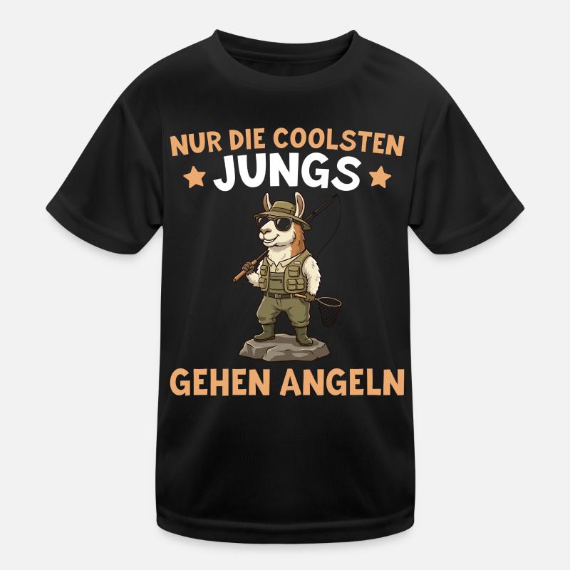 Pêcheur offre un cadeau Les gars les plus cool vont pêcher T-shirt sport Enfant