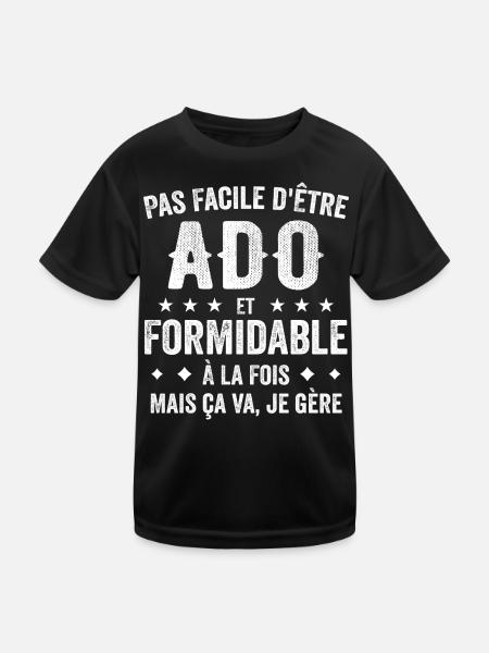 Awesome Teenager - Kids Functional T-Shirt - black - Front