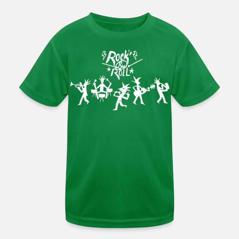 Rock 'N' Roll Band Kids Functional T-Shirt