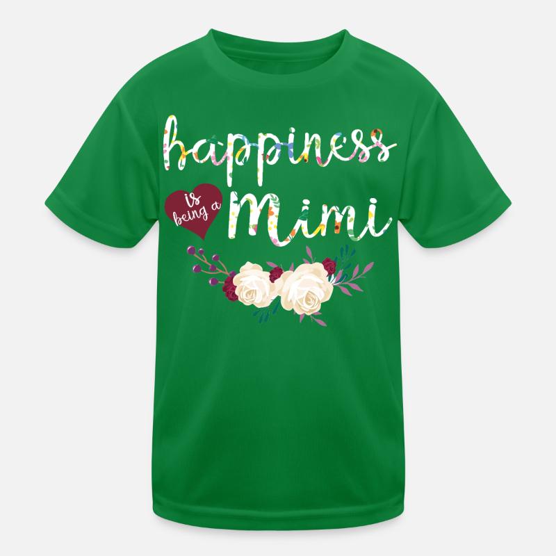 Mimi-Blumenhemd Süßes Oma-Geschenk Muttertagsgeschenk Kinder Funktions-T-Shirt